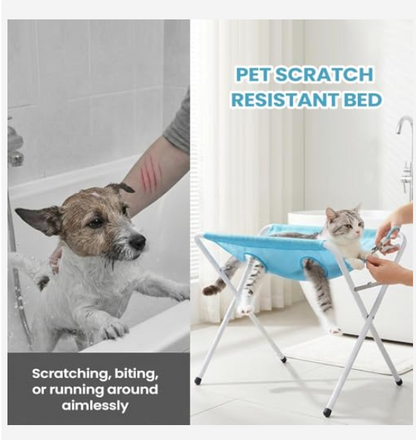 Anti-Wiggle Pet Grooming & Bath Support Frame