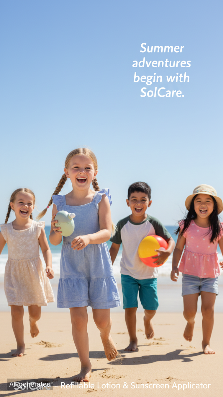 SolCare - Refillable Lotion & Sunscreen Applicator