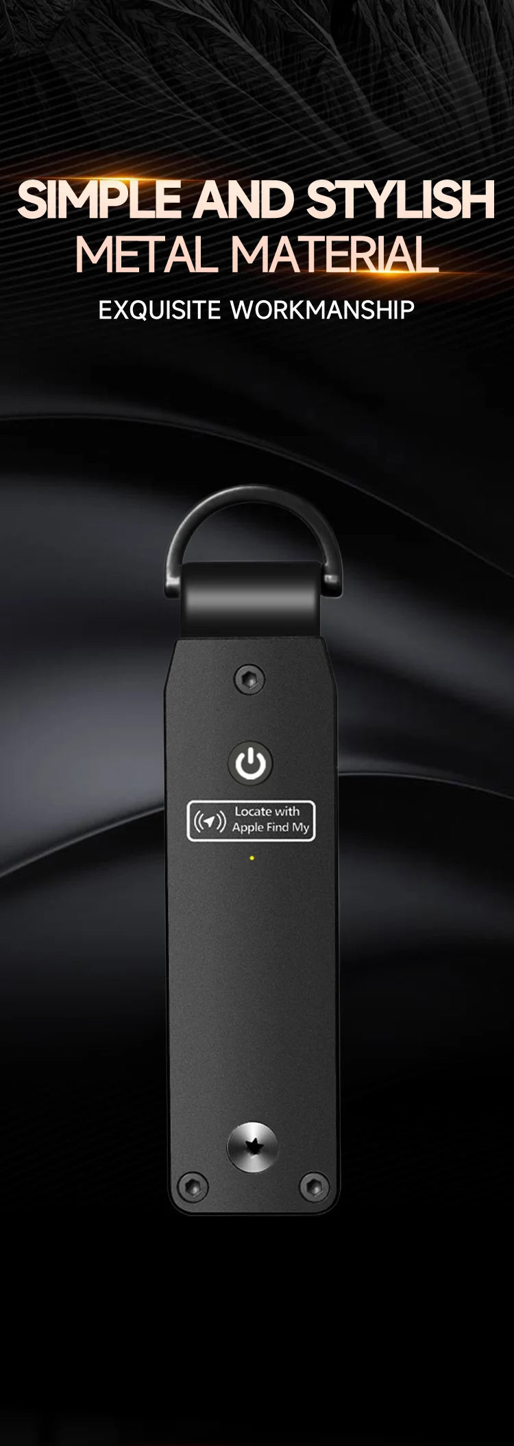 PUMIRE Key Organizer — Apple Find My Compatible, Holds 2-6 Keys