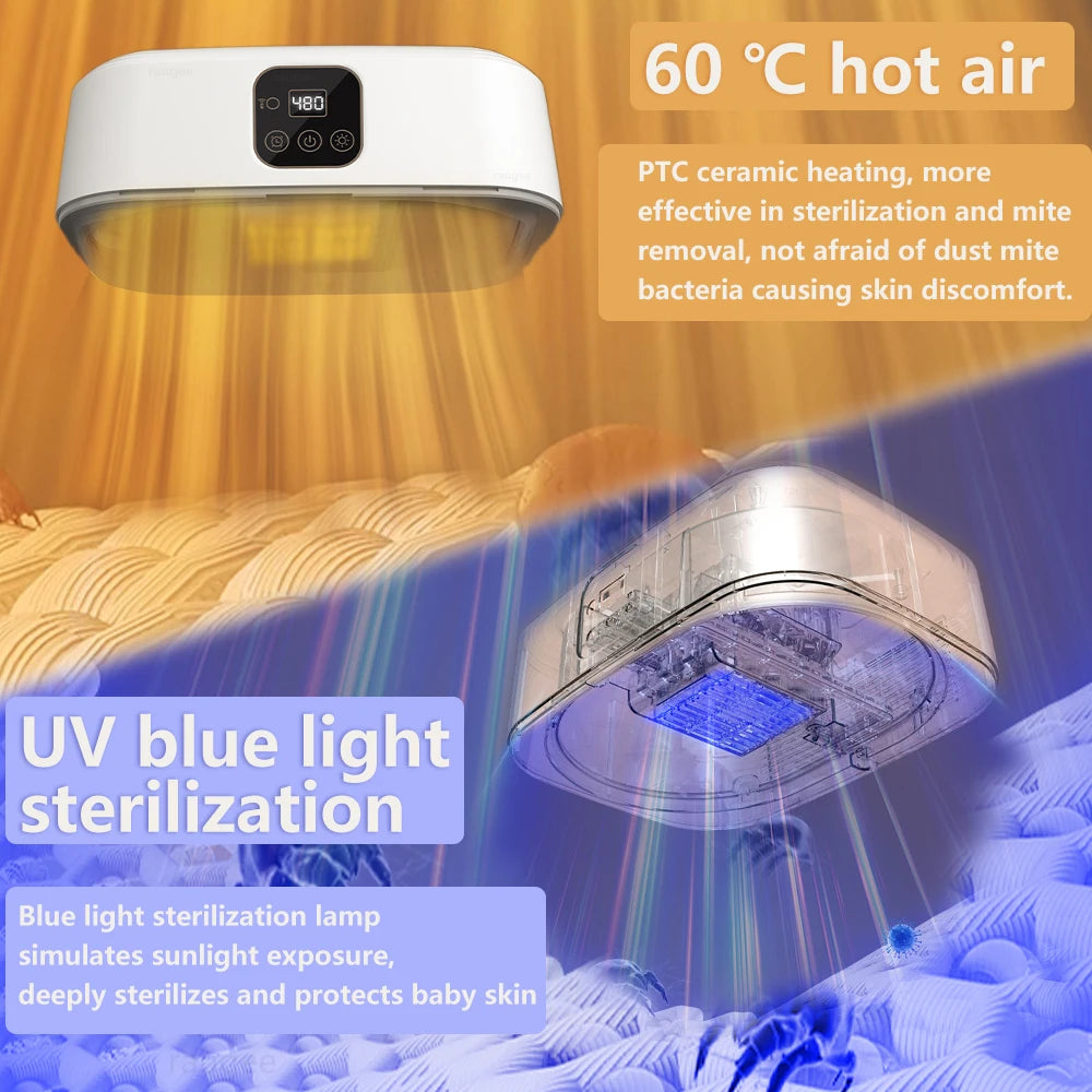 👉 Taşınabilir Kıyafet Kurutucu 🌬️⚡ | Elektrikli Katlanabilir Çamaşır Kurutma Makinesi 👕🧦 | UV Sterilizasyon 🌟🦠 | Pratik & Katlanabilir Tasarım 🧳✨