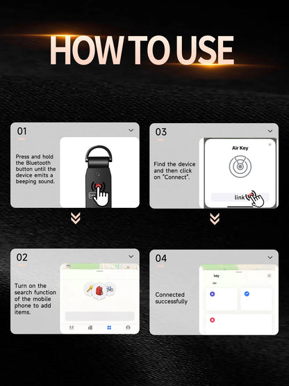 PUMIRE Key Organizer — Apple Find My Compatible, Holds 2-6 Keys
