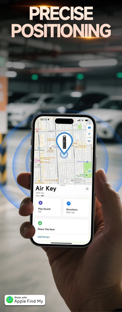 PUMIRE Key Organizer — Apple Find My Compatible, Holds 2-6 Keys