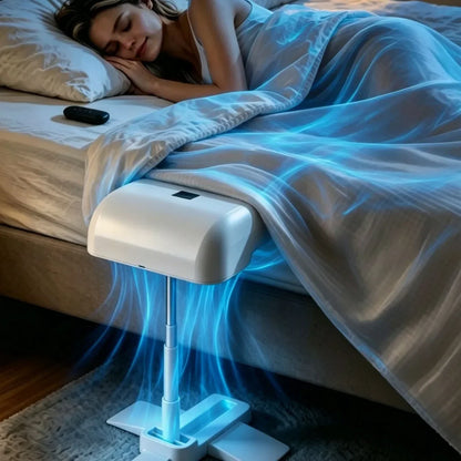 5 Speed Wireless Remote Control Bed Air Circulator Hot Selling Under Duvet Bed Cooling Fan Silent Air Circulation Fan For